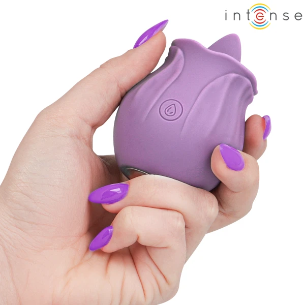 Intense High Tech Opzetvibrator Azalea met 10 trillingen, Paars