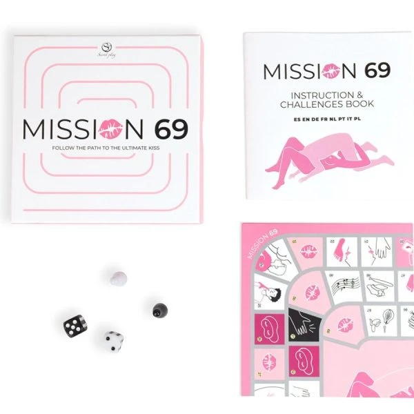 Secretplay 100% Games Brettspiel Mission 69 für Paare