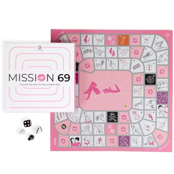 Secretplay 100% Games Brettspiel Mission 69 für Paare