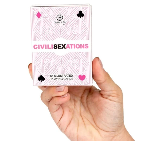 Secretplay 100% Games Kartenspiel für Paare Civilisexations
