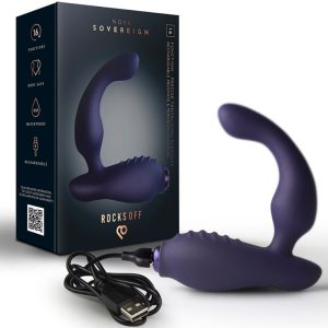 Rocks-off Mini-Magic Wand Vibrator met 16 functies, pioenroze Rocks-off Mini-Magic Wand Vibrator met 16 functies, pioenroze - Afbeelding 1