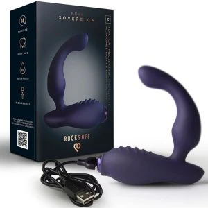 Rocks-off Mini-Zauberstab Vibrator mit 16 Funktionen, Pfingstrosenrosa