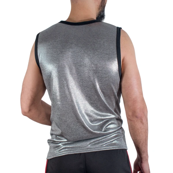 Macho Underwear Sport-T-Shirt met glitter L/XL Macho Underwear Sport-T-Shirt met glitter L/XL