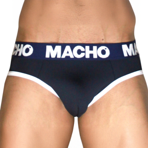 Macho Underwear Klassieke Heren-slip marineblauw met push-up-cup Macho Underwear Klassieke Heren-slip marineblauw met push-up-cup - Afbeelding 2