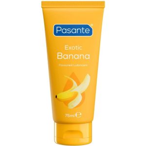 Pasante Glijmiddel met bananensmaak, op waterbasis, 75 ml Pasante Glijmiddel met bananensmaak, op waterbasis, 75 ml - Afbeelding 1