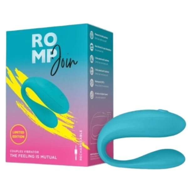 Romp Join Paarvibrator mit Klitorisstimulation und Penisring