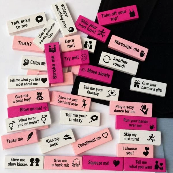 Diverty SEX Diablo Picante Verleidingsspel met 16 Houten Blokjes