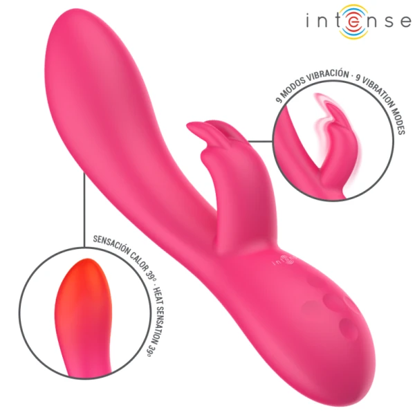 Intense High Tech Tammy Rabbit Vibrator mit Klitorisreizer und Wärmefunktion