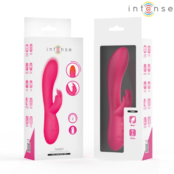 Intense High Tech Tammy Rabbit Vibrator mit Klitorisreizer und Wärmefunktion