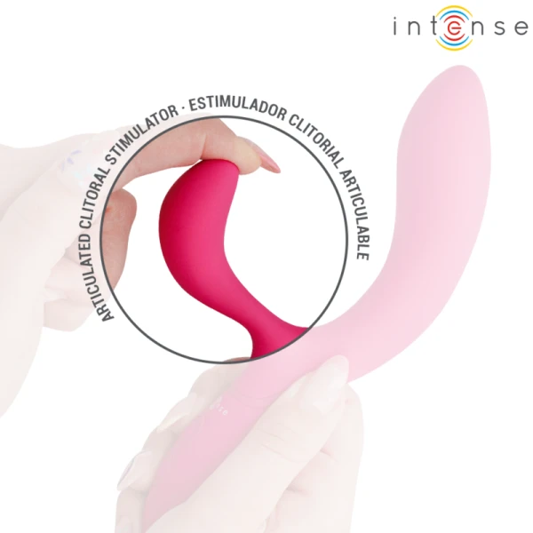 Intense High Tech Charly Beweegbare Vibratiestimulator met Clitorisstimulatie