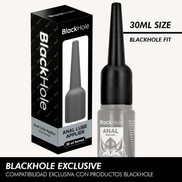 Black Hole Anal Lubricant Applicator Size S