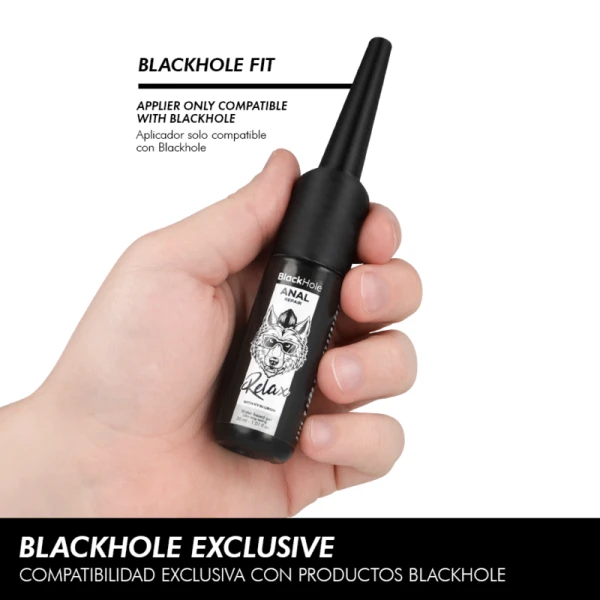 Black Hole Anal Lubricant Applicator Size S