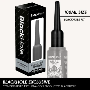 Black Hole Anaalglijmiddelapplicator Maat L voor 100-ml-flessen