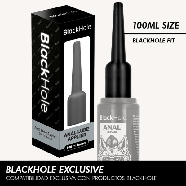 Black Hole Analgleitgel-Applikator Größe L für 100-ml-Flaschen
