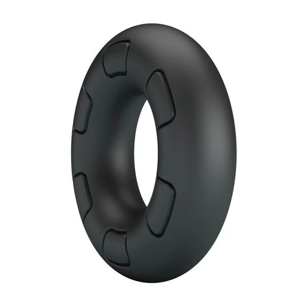 Crazy Bull Bertram Supersoft Silikon-Penisring Zwart