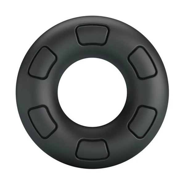 Crazy Bull Bertram Supersoft Silikon-Penisring Zwart