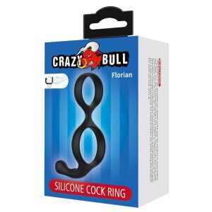 Crazy Bull Double Penis and Testicle Ring in Black Silicone Crazy Bull Double Penis and Testicle Ring in Black Silicone - Image 7