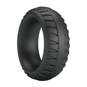 Crazy Bull Merritt Textured Silicone Penis Ring Black Crazy Bull Merritt Textured Silicone Penis Ring Black - Image 5