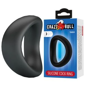 Crazy Bull Valen siliconen penising ergonomisch zwart