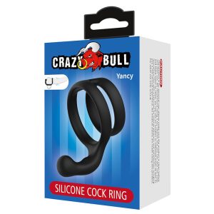Crazy Bull Yancy Dubbele Balring van siliconen zwart Crazy Bull Yancy Dubbele Balring van siliconen zwart - Afbeelding 7