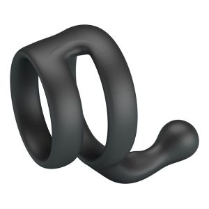 Crazy Bull Yancy Dubbele Balring van siliconen zwart Crazy Bull Yancy Dubbele Balring van siliconen zwart - Afbeelding 3