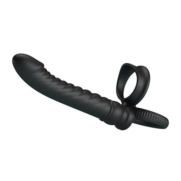 FOR HIM Pretty Love Merritt Anale Vibrator met Ring en 10 Functies, Zwart FOR HIM Pretty Love Merritt Anale Vibrator met Ring en 10 Functies, Zwart