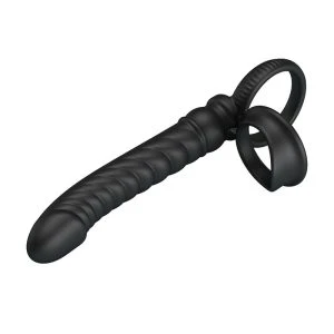 FOR HIM Pretty Love Merritt Analvibrator mit Ring und 10 Funktionen, Schwarz