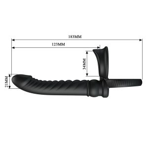 FOR HIM Pretty Love Merritt Anale Vibrator met Ring en 10 Functies, Zwart FOR HIM Pretty Love Merritt Anale Vibrator met Ring en 10 Functies, Zwart - Afbeelding 9