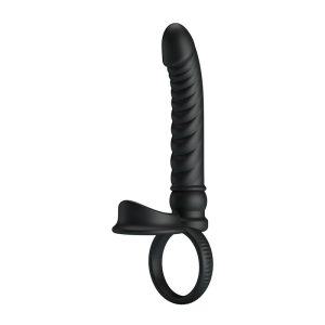 FOR HIM Pretty Love Merritt Anale Vibrator met Ring en 10 Functies, Zwart FOR HIM Pretty Love Merritt Anale Vibrator met Ring en 10 Functies, Zwart - Afbeelding 3
