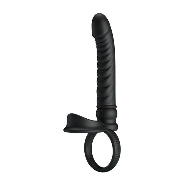 FOR HIM Pretty Love Merritt Anale Vibrator met Ring en 10 Functies, Zwart FOR HIM Pretty Love Merritt Anale Vibrator met Ring en 10 Functies, Zwart