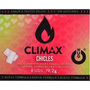 WUG GUM Climax voedingssupplement kauwgom met maca en ginseng WUG GUM Climax voedingssupplement kauwgom met maca en ginseng - Afbeelding 1