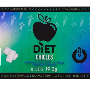 WUG GUM WUG Diet Kaugummi zur Appetitkontrolle, 8 Stück – Bild 1