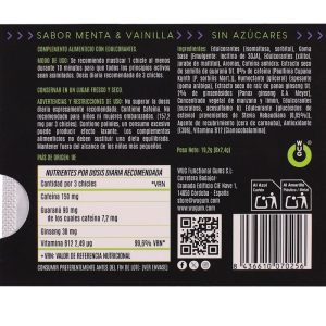 WUG GUM voedingssupplement kauwgom WUG ON Energie 8 blister WUG GUM voedingssupplement kauwgom WUG ON Energie 8 blister - Afbeelding 4
