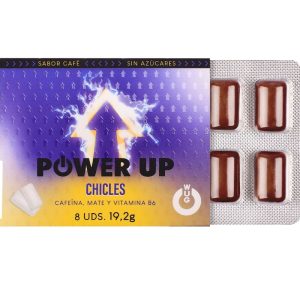WUG GUM Power Up Energiekauwgom met cafeïne en mate, 8 stuks WUG GUM Power Up Energiekauwgom met cafeïne en mate, 8 stuks - Afbeelding 2