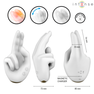 Intense High Tech Jimmy Opgelegde Vibrator met Warmte en Trilling Intense High Tech Jimmy Opgelegde Vibrator met Warmte en Trilling - Afbeelding 3