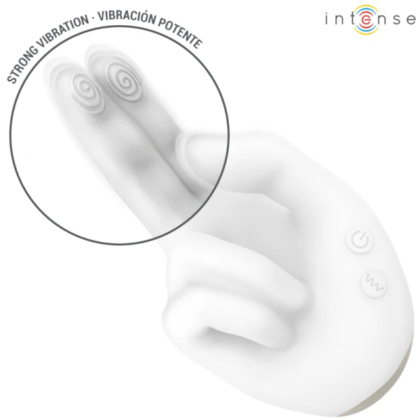 Intense High Tech Jimmy Opgelegde Vibrator met Warmte en Trilling Intense High Tech Jimmy Opgelegde Vibrator met Warmte en Trilling