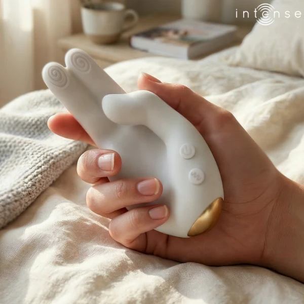 Intense High Tech Jimmy Opgelegde Vibrator met Warmte en Trilling Intense High Tech Jimmy Opgelegde Vibrator met Warmte en Trilling