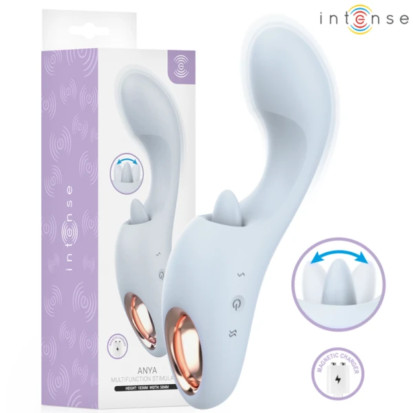 Intense Anya Multifunktions-Vibrator mit Kreisbewegung und Klitorisstimulator