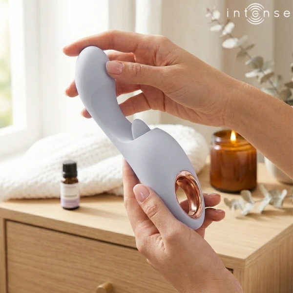 Intense Anya Multifunktions-Vibrator mit Kreisbewegung und Klitorisstimulator