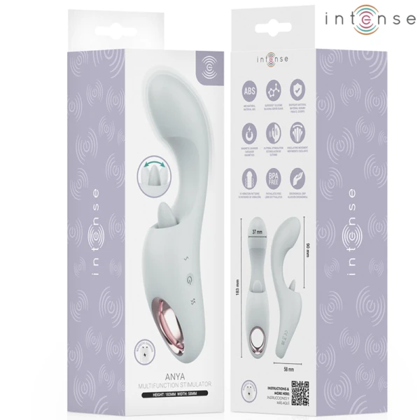 Intense Anya Multifunktions-Vibrator mit Kreisbewegung und Klitorisstimulator