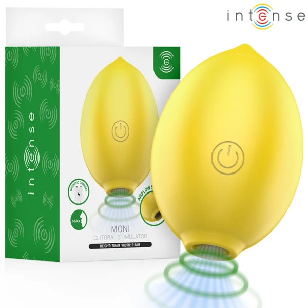 Intense Moni Lemon Klitoris-Saugstimulator, Zitronen-Design, Silikon
