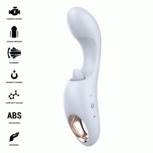 Intense Anya Multifunctionele Vibrator met Cirkelbeweging en Clitorisstimulator