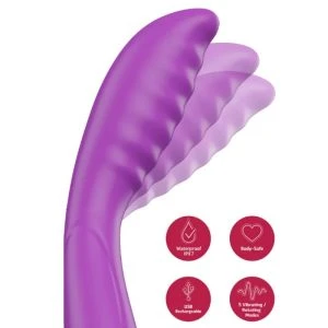She.E.O G-Punt-Vibrator met Tapping-Technologie paars