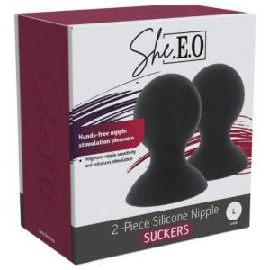 She.E.O Silikon-Nippelzuiger L zwart voor gecontroleerde vacuümstimulatie She.E.O Silikon-Nippelzuiger L zwart voor gecontroleerde vacuümstimulatie - Afbeelding 7