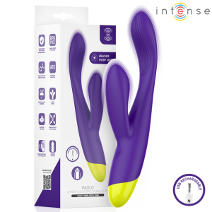 Intense High Tech Paolo Oplaadbare Konijnstimulator voor G-punt en Clitoris Intense High Tech Paolo Oplaadbare Konijnstimulator voor G-punt en Clitoris - Afbeelding 1