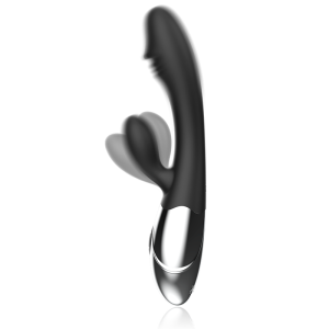 Black&silver Kaleb Stimulerende Parelvibrator met Konijn, 20 cm Black&silver Kaleb Stimulerende Parelvibrator met Konijn, 20 cm - Afbeelding 1
