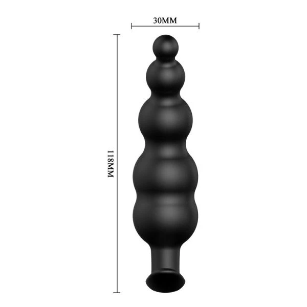 Anal Toys Pretty Love Anaalplug met handvat 118 x 30 mm zwart Anal Toys Pretty Love Anaalplug met handvat 118 x 30 mm zwart