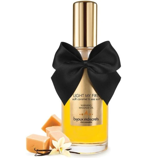 Bijoux Love Cosmetiques Massageöl mit Wärmeeffekt und Karamellaroma 100 ml