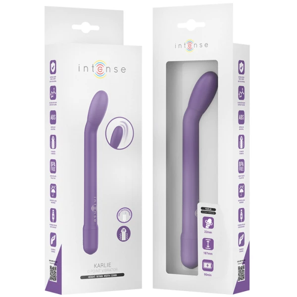 Intense High Tech Karlie G-Punt-stimulator oplaadbaar, Paars