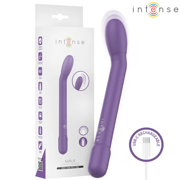 Intense High Tech Karlie G-Punt-stimulator oplaadbaar, Paars